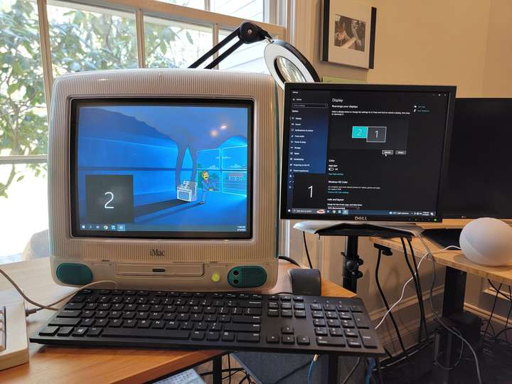 Testing iMac as second monitor for Windows 10 PC